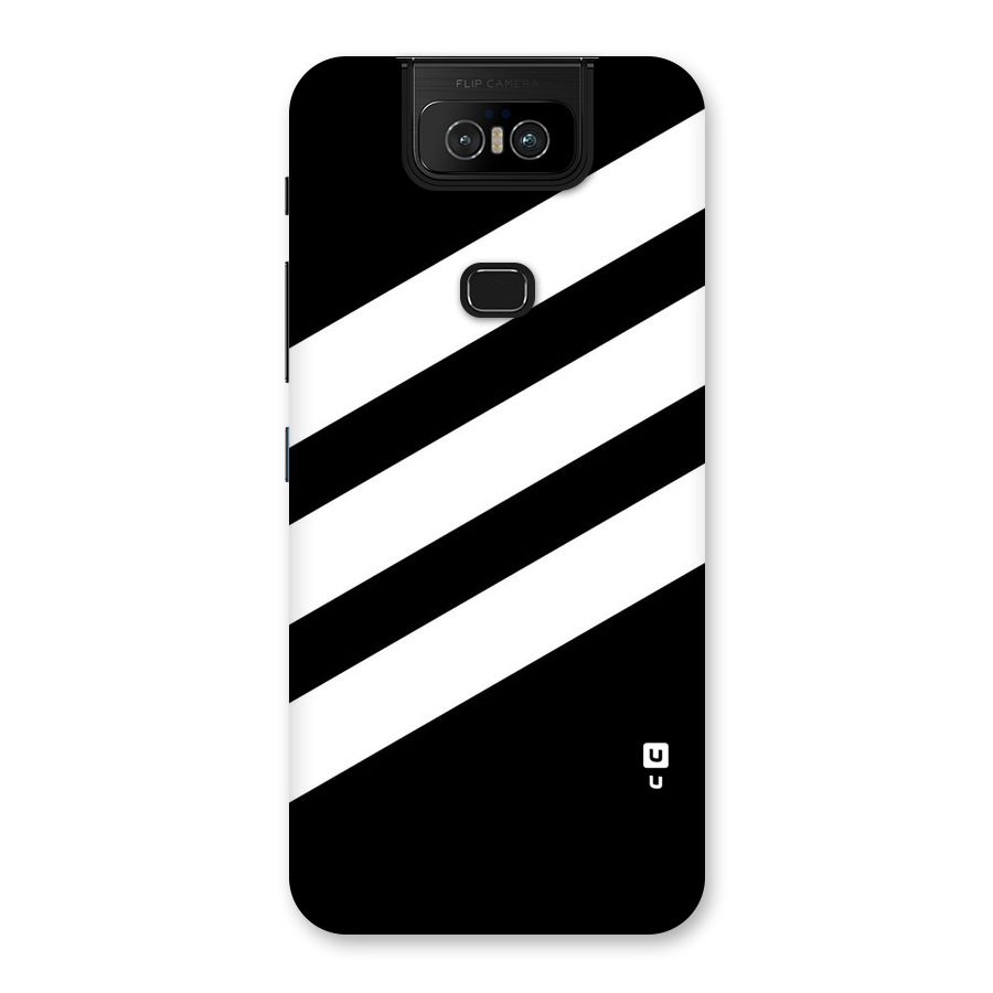 Diagonal Classic Stripes Back Case for Zenfone 6z