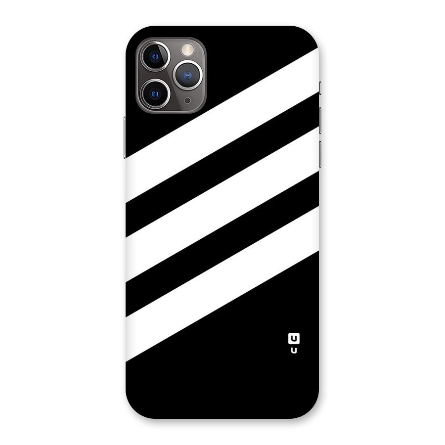 Diagonal Classic Stripes Back Case for iPhone 11 Pro Max