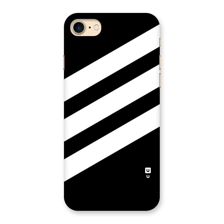 Diagonal Classic Stripes Back Case for iPhone 7