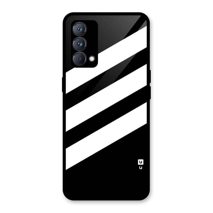 Diagonal Classic Stripes Glass Back Case for Realme GT Master Edition