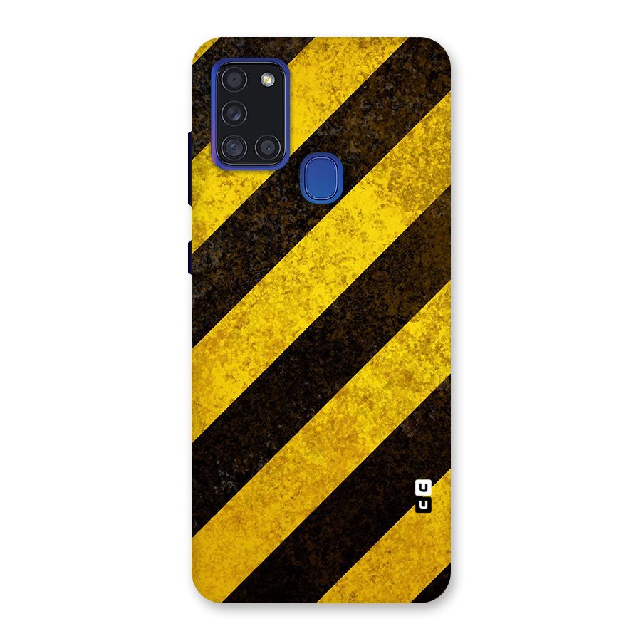 Diagonal Road Pattern Back Case for Galaxy A21s
