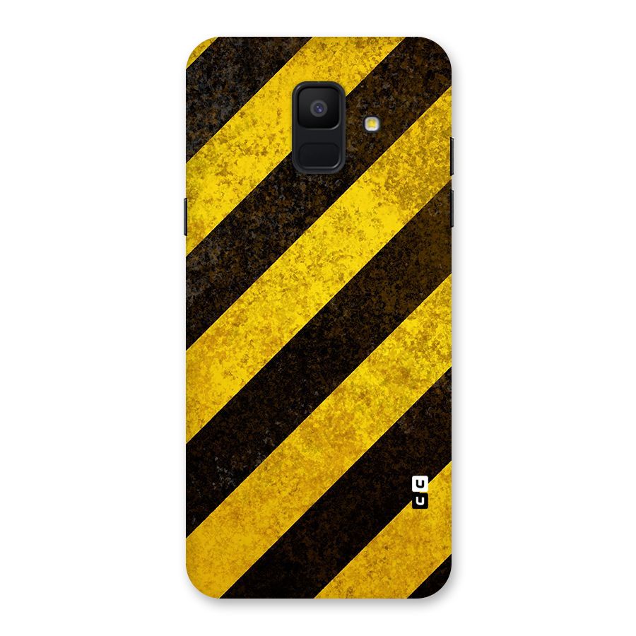 Diagonal Road Pattern Back Case for Galaxy A6 (2018)