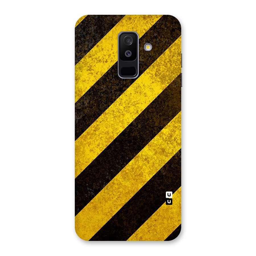 Diagonal Road Pattern Back Case for Galaxy A6 Plus