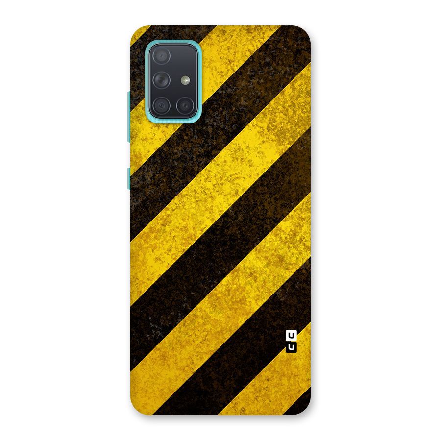Diagonal Road Pattern Back Case for Galaxy A71