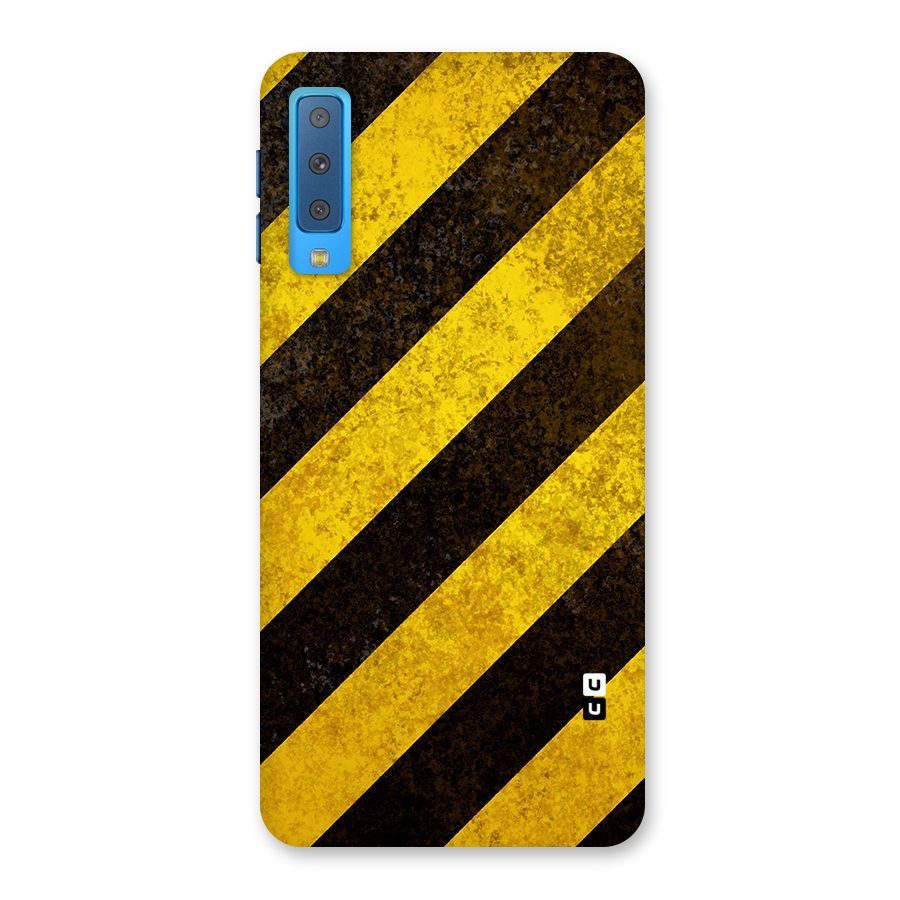 Diagonal Road Pattern Back Case for Galaxy A7 (2018)