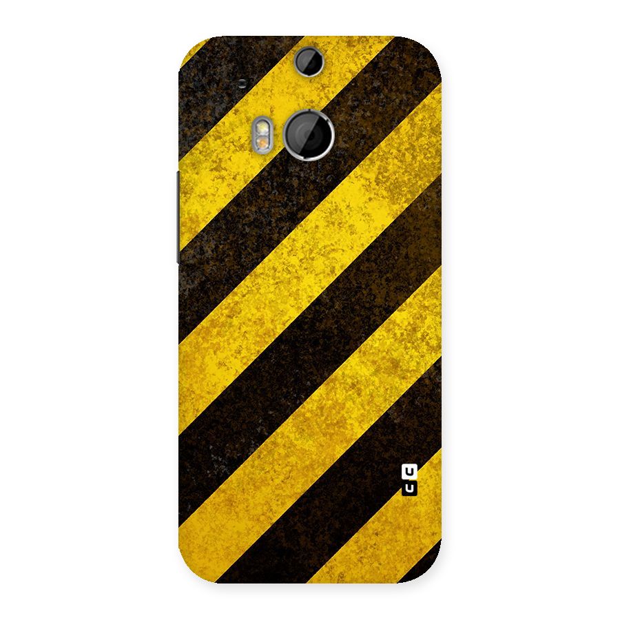 Diagonal Road Pattern Back Case for HTC One M8