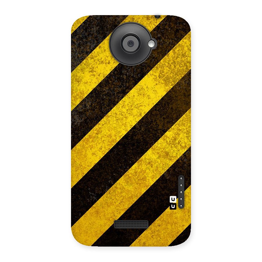 Diagonal Road Pattern Back Case for HTC One X