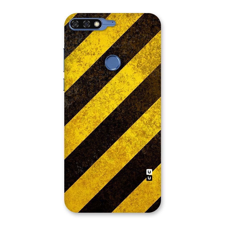 Diagonal Road Pattern Back Case for Honor 7C