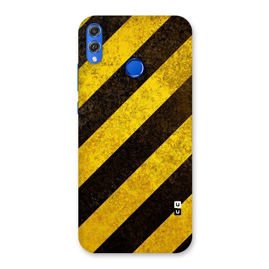Diagonal Road Pattern Back Case for Honor 8X