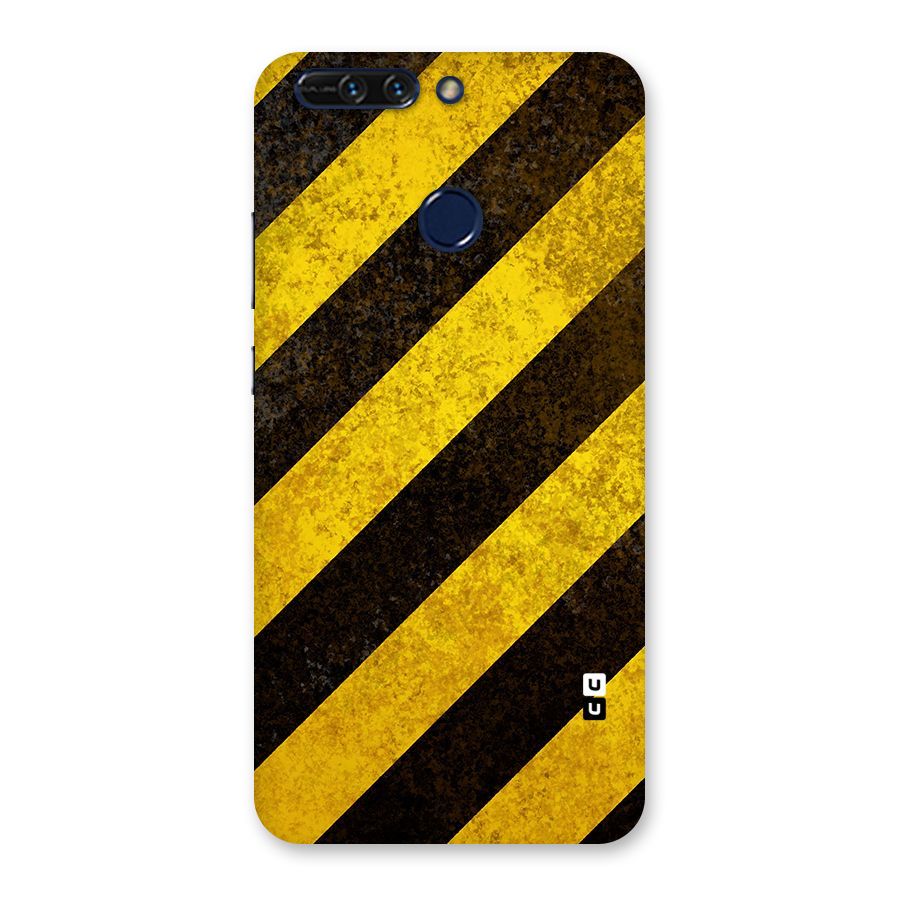 Diagonal Road Pattern Back Case for Honor 8 Pro
