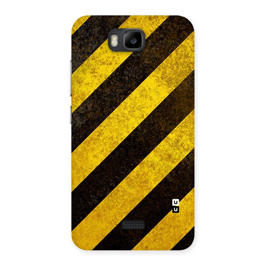 Diagonal Road Pattern Back Case for Honor Bee