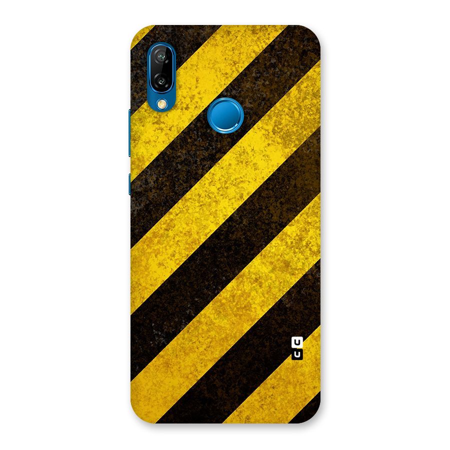 Diagonal Road Pattern Back Case for Huawei P20 Lite