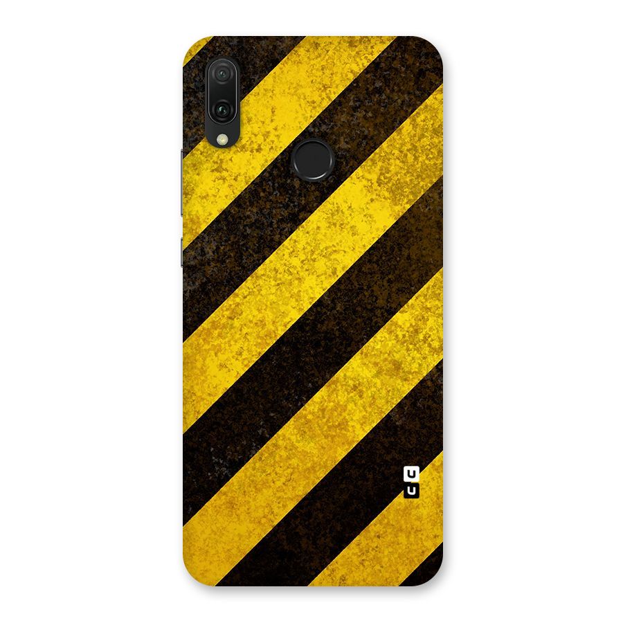Diagonal Road Pattern Back Case for Huawei Y9 (2019)
