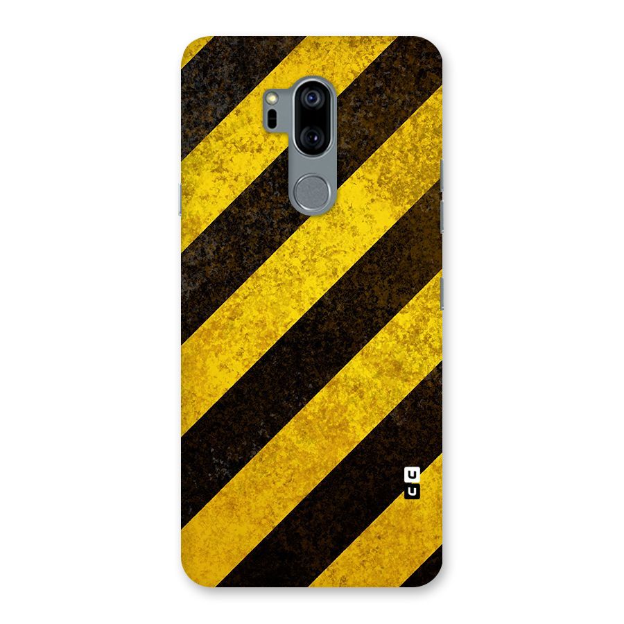 Diagonal Road Pattern Back Case for LG G7