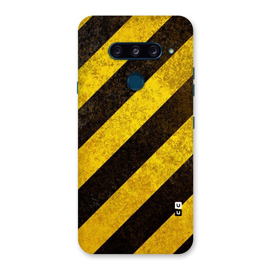 Diagonal Road Pattern Back Case for LG  V40 ThinQ