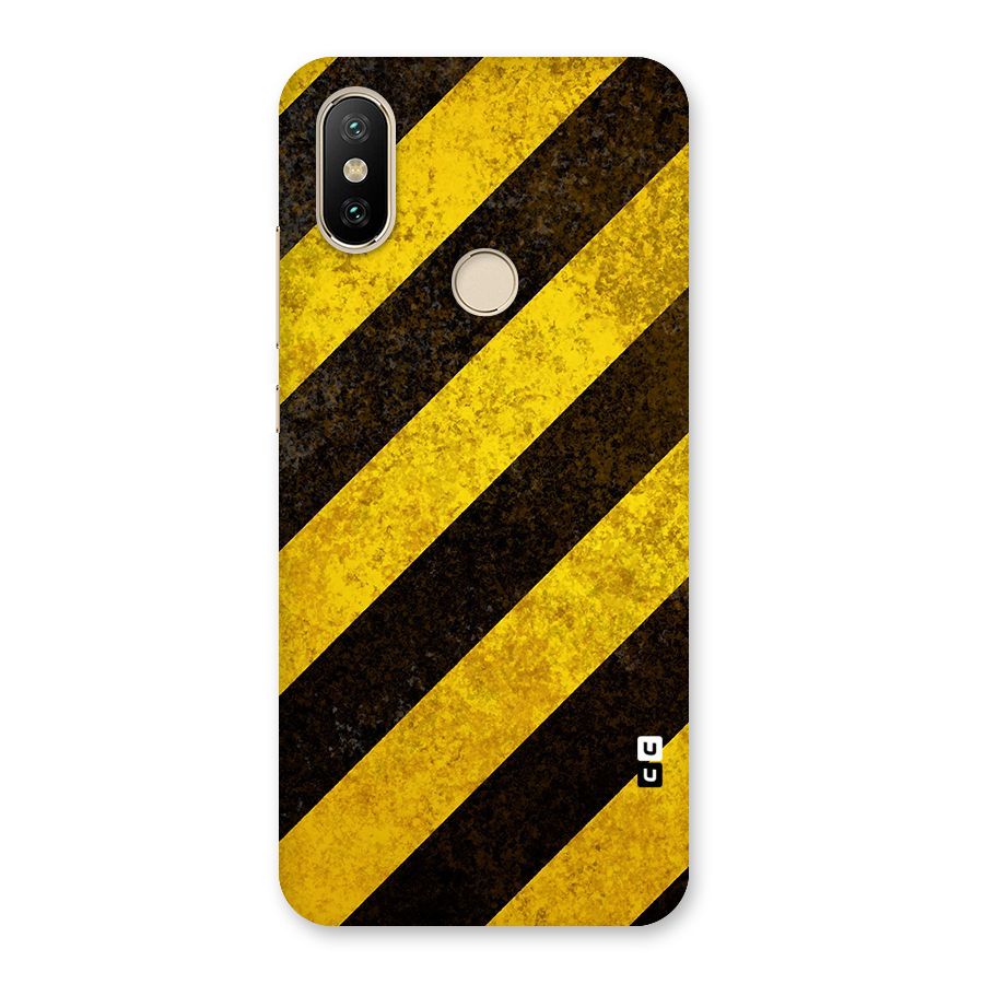 Diagonal Road Pattern Back Case for Mi A2