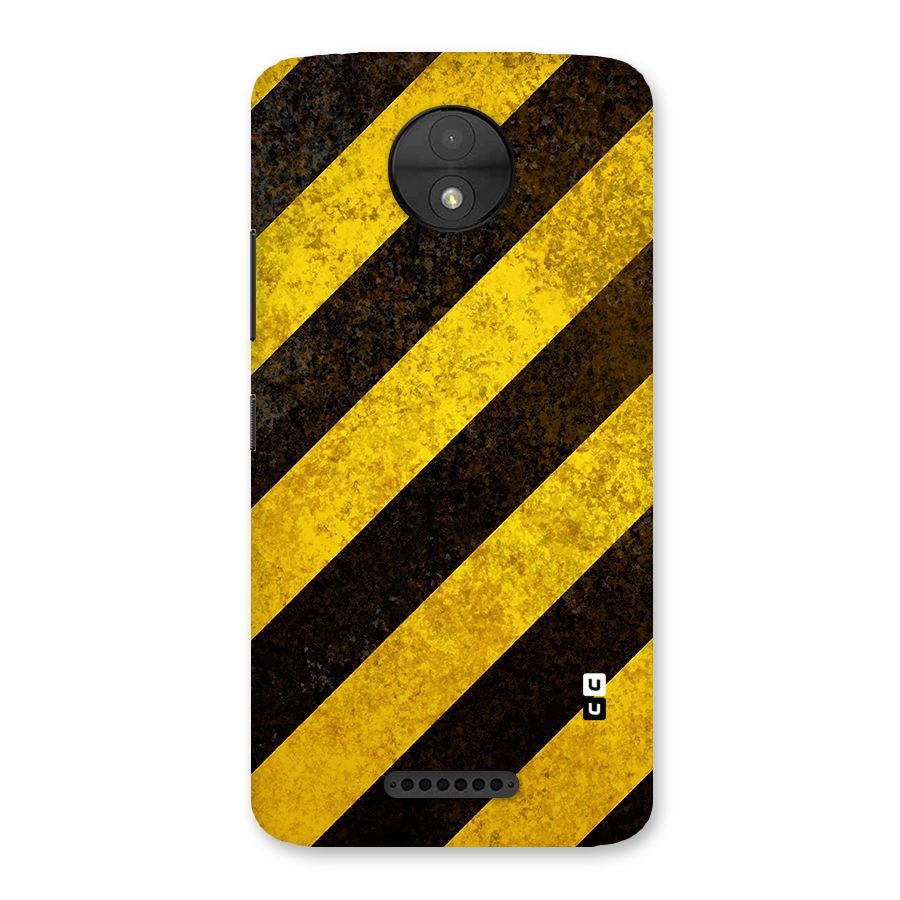 Diagonal Road Pattern Back Case for Moto C