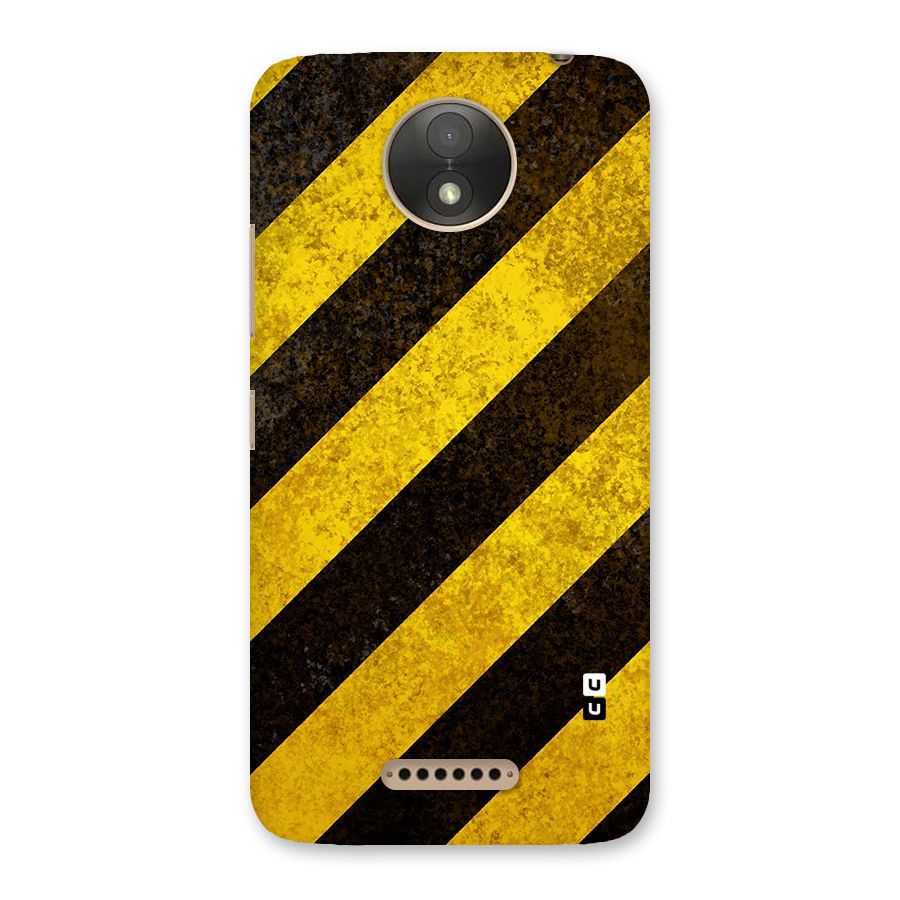Diagonal Road Pattern Back Case for Moto C Plus