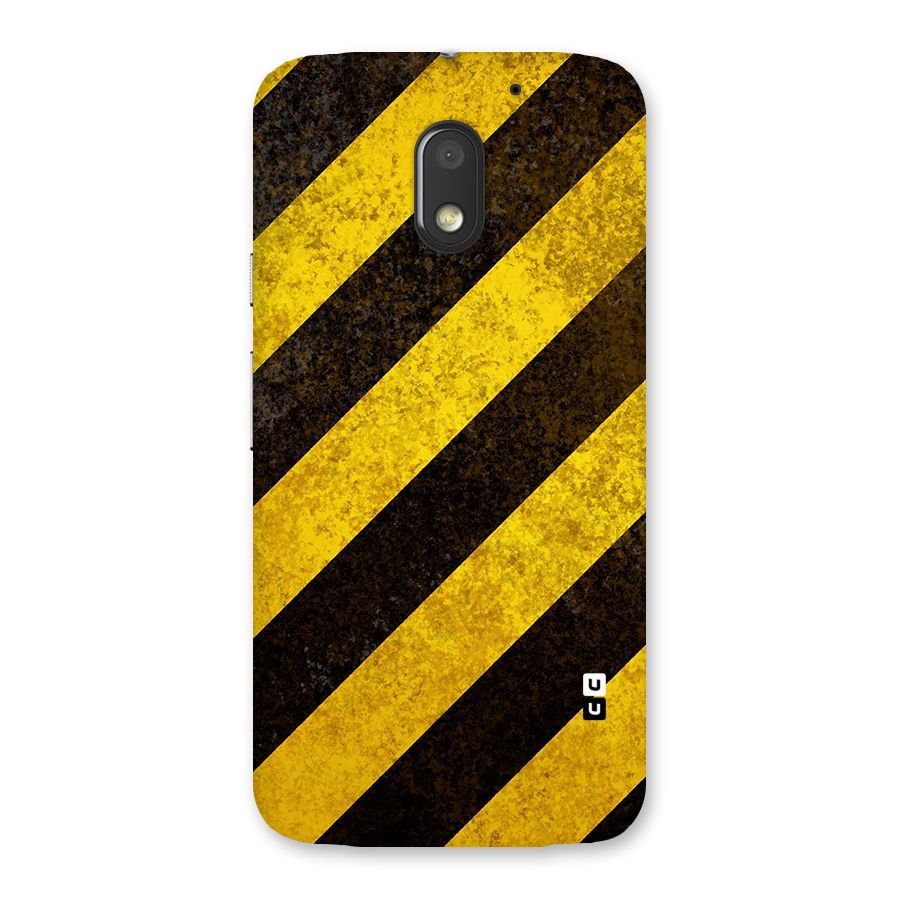 Diagonal Road Pattern Back Case for Moto E3 Power