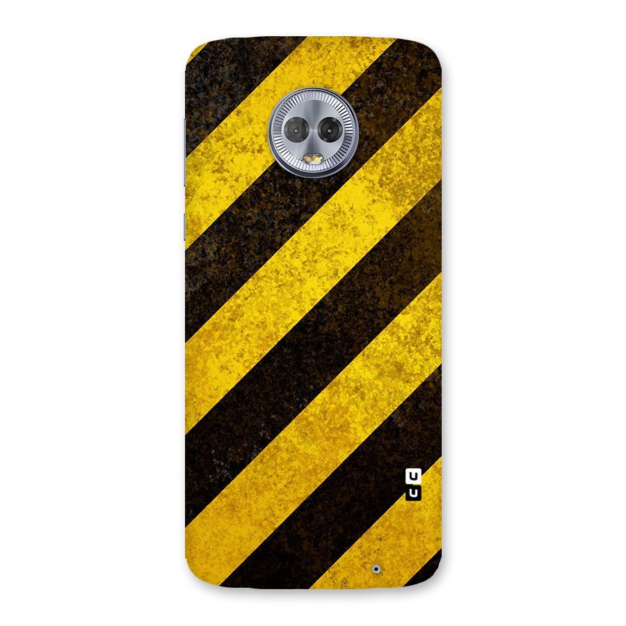 Diagonal Road Pattern Back Case for Moto G6 Plus