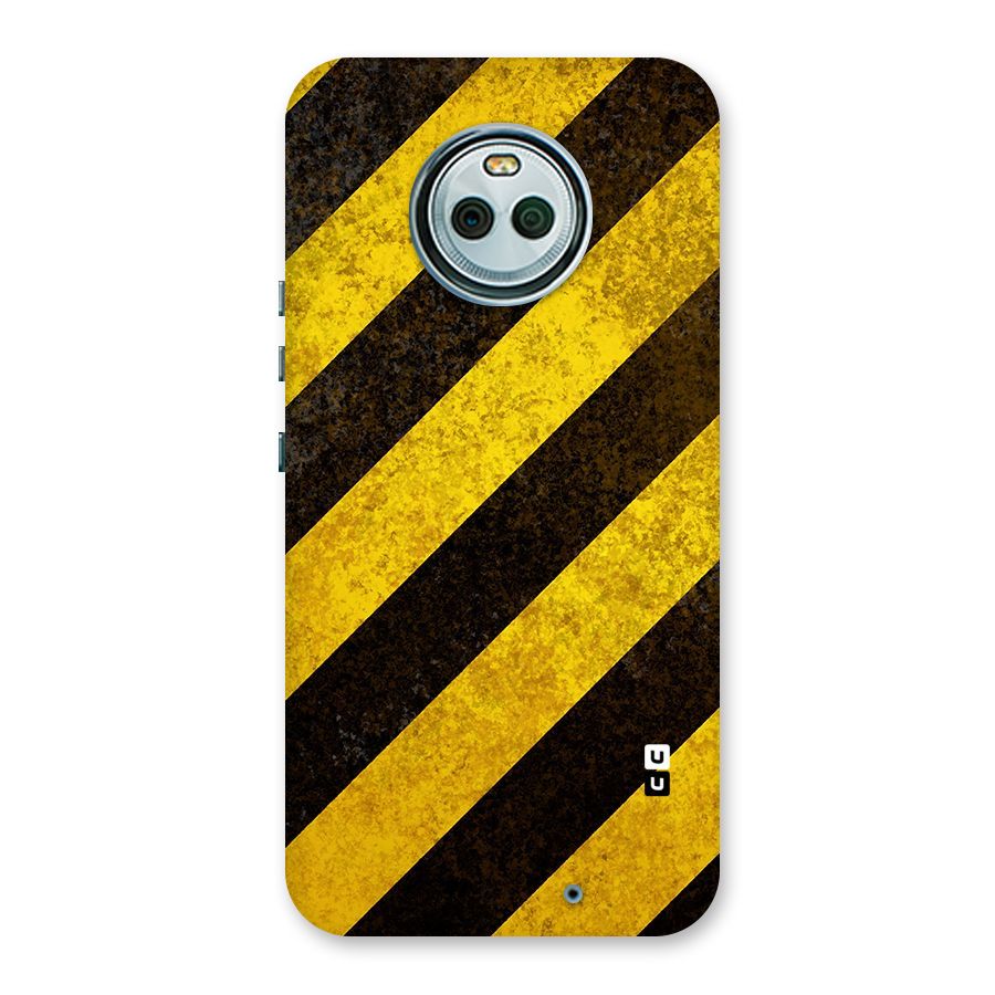 Diagonal Road Pattern Back Case for Moto X4
