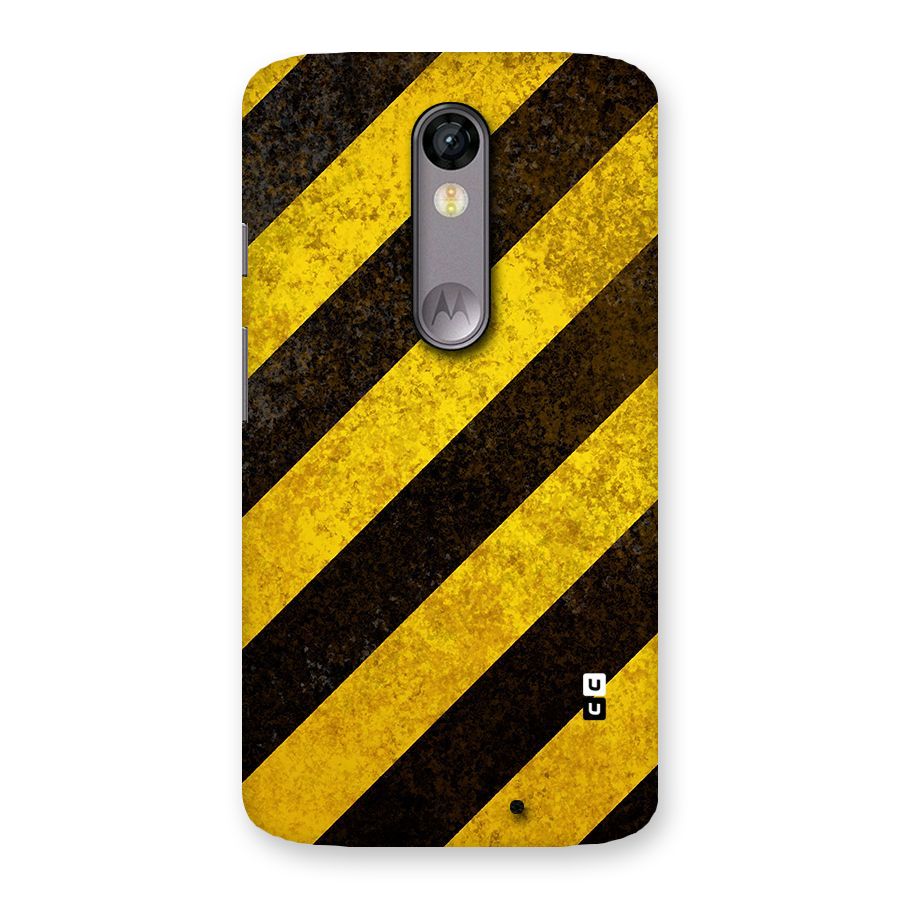Diagonal Road Pattern Back Case for Moto X Force