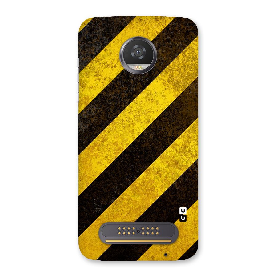 Diagonal Road Pattern Back Case for Moto Z2 Play