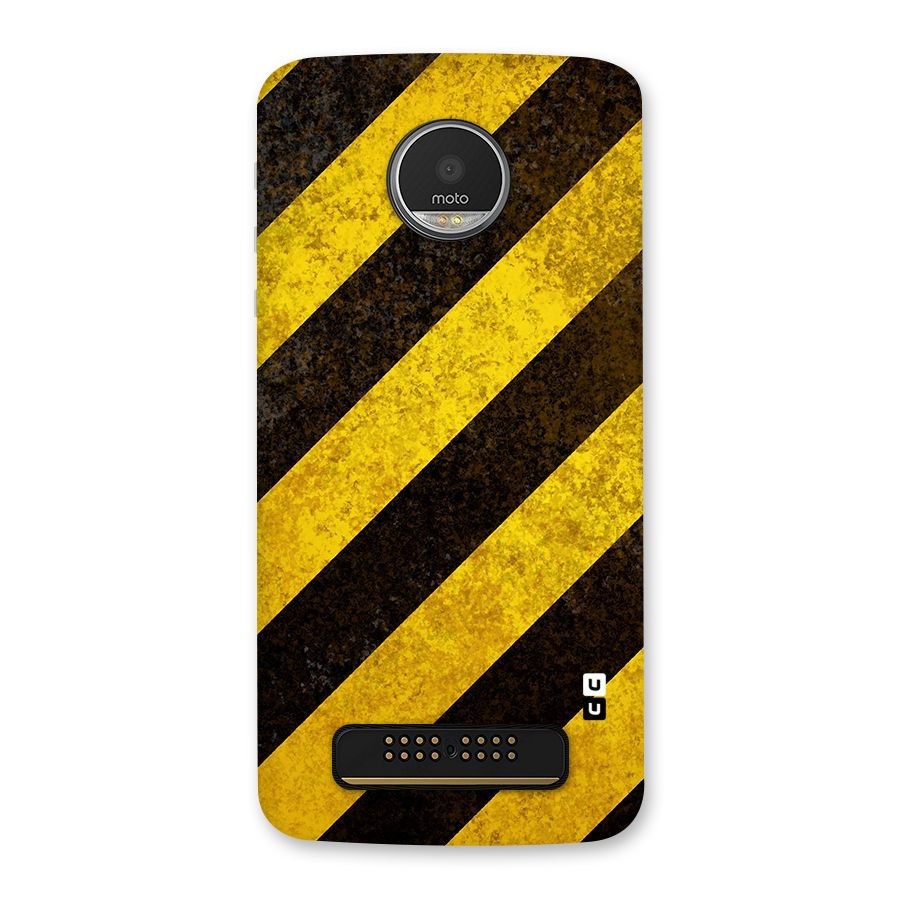 Diagonal Road Pattern Back Case for Moto Z Play