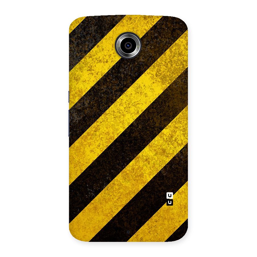 Diagonal Road Pattern Back Case for Nexsus 6