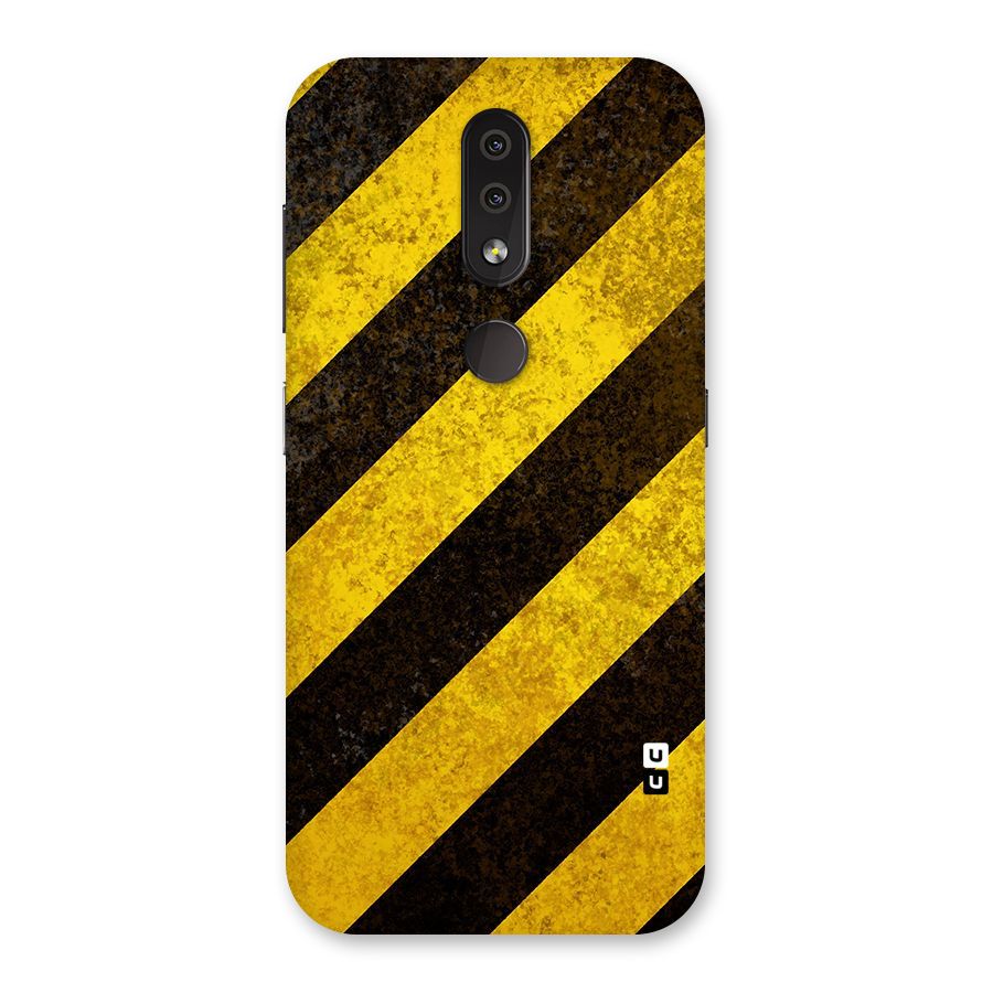 Diagonal Road Pattern Back Case for Nokia 4.2