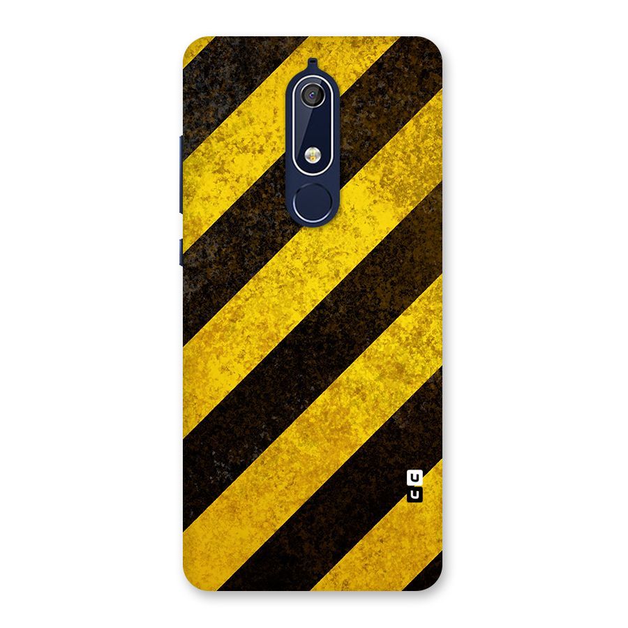 Diagonal Road Pattern Back Case for Nokia 5.1