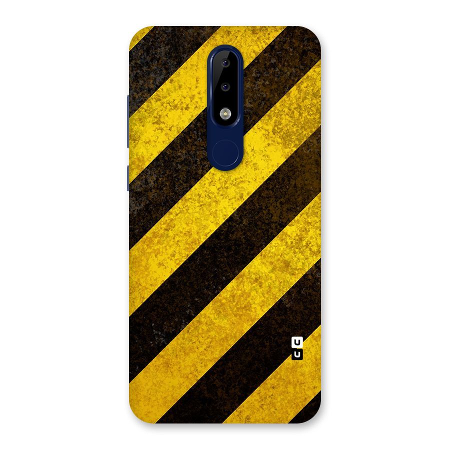 Diagonal Road Pattern Back Case for Nokia 5.1 Plus