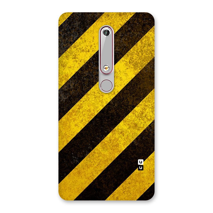 Diagonal Road Pattern Back Case for Nokia 6.1