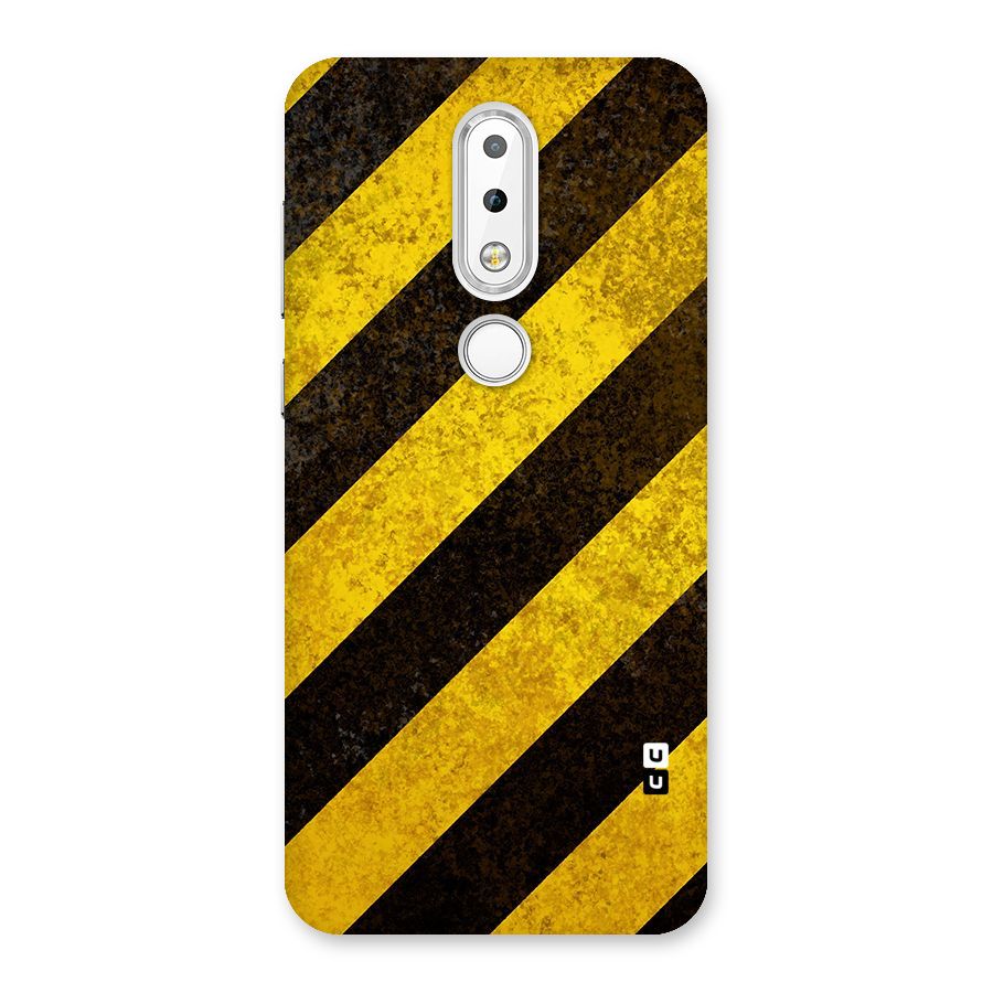 Diagonal Road Pattern Back Case for Nokia 6.1 Plus