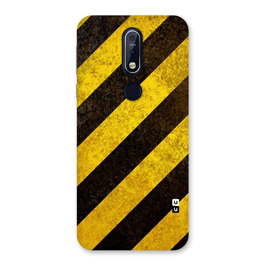 Diagonal Road Pattern Back Case for Nokia 7.1