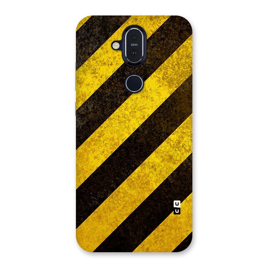 Diagonal Road Pattern Back Case for Nokia 8.1