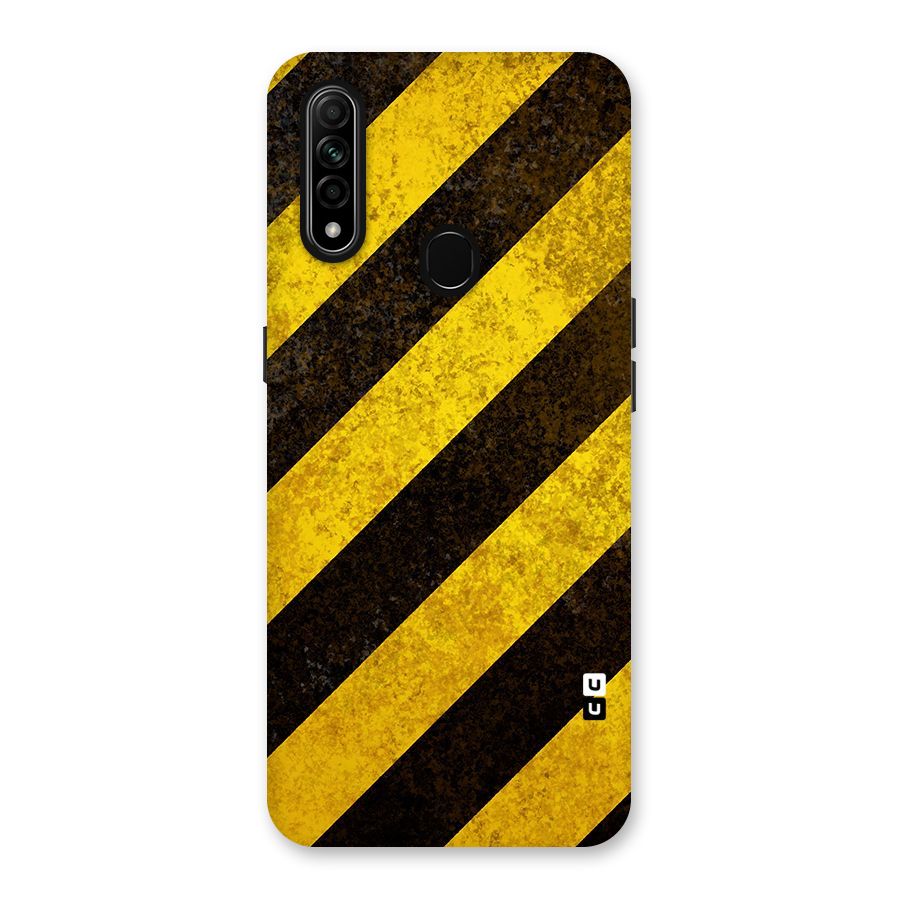Diagonal Road Pattern Back Case for Oppo A31
