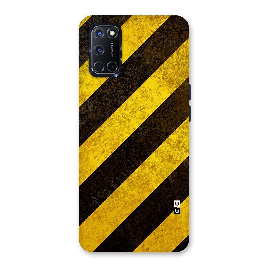 Diagonal Road Pattern Back Case for Oppo A52