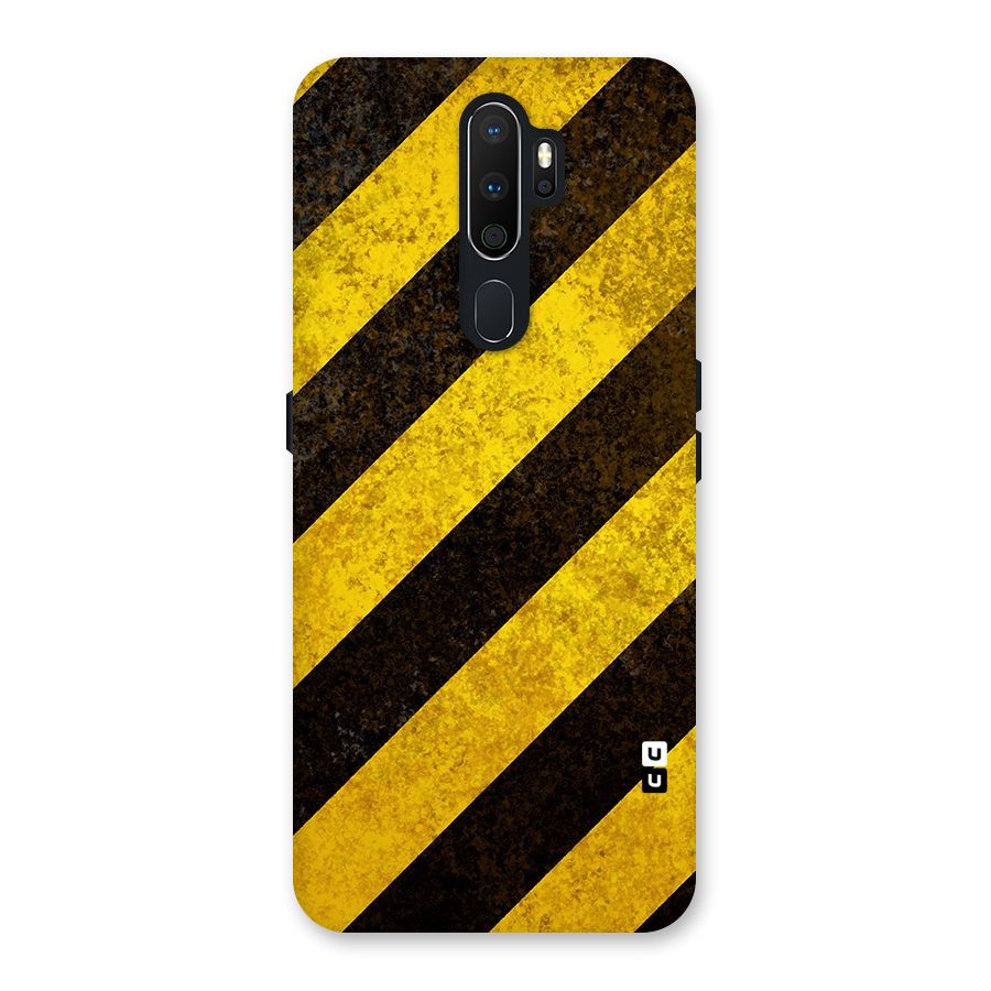 Diagonal Road Pattern Back Case for Oppo A5 (2020)