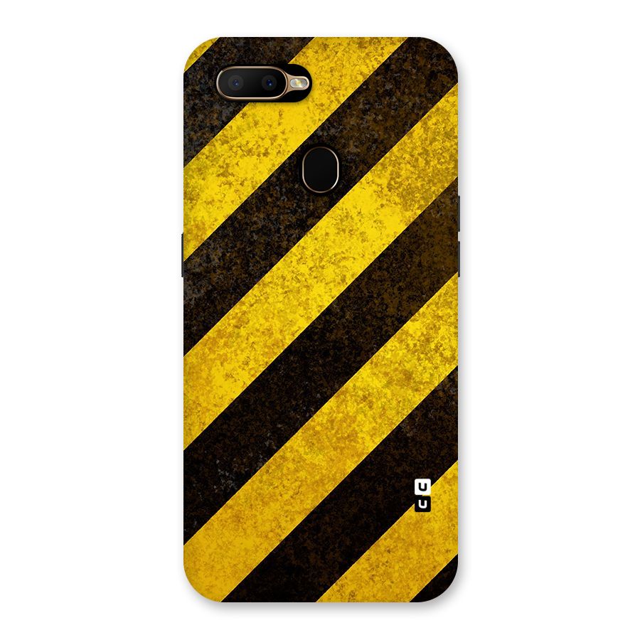 Diagonal Road Pattern Back Case for Oppo A5s
