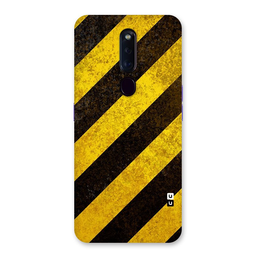 Diagonal Road Pattern Back Case for Oppo F11 Pro
