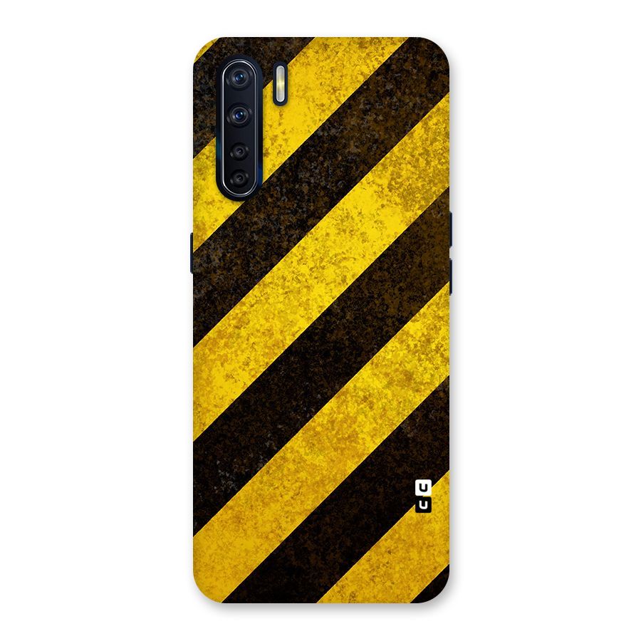 Diagonal Road Pattern Back Case for Oppo F15