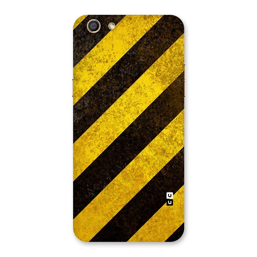 Diagonal Road Pattern Back Case for Oppo F3