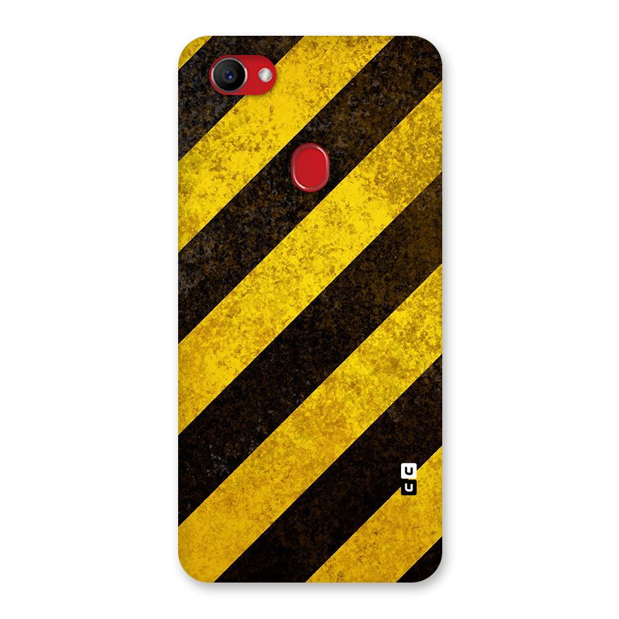 Diagonal Road Pattern Back Case for Oppo F7