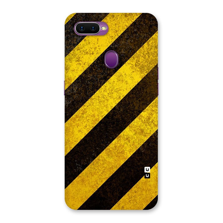 Diagonal Road Pattern Back Case for Oppo F9