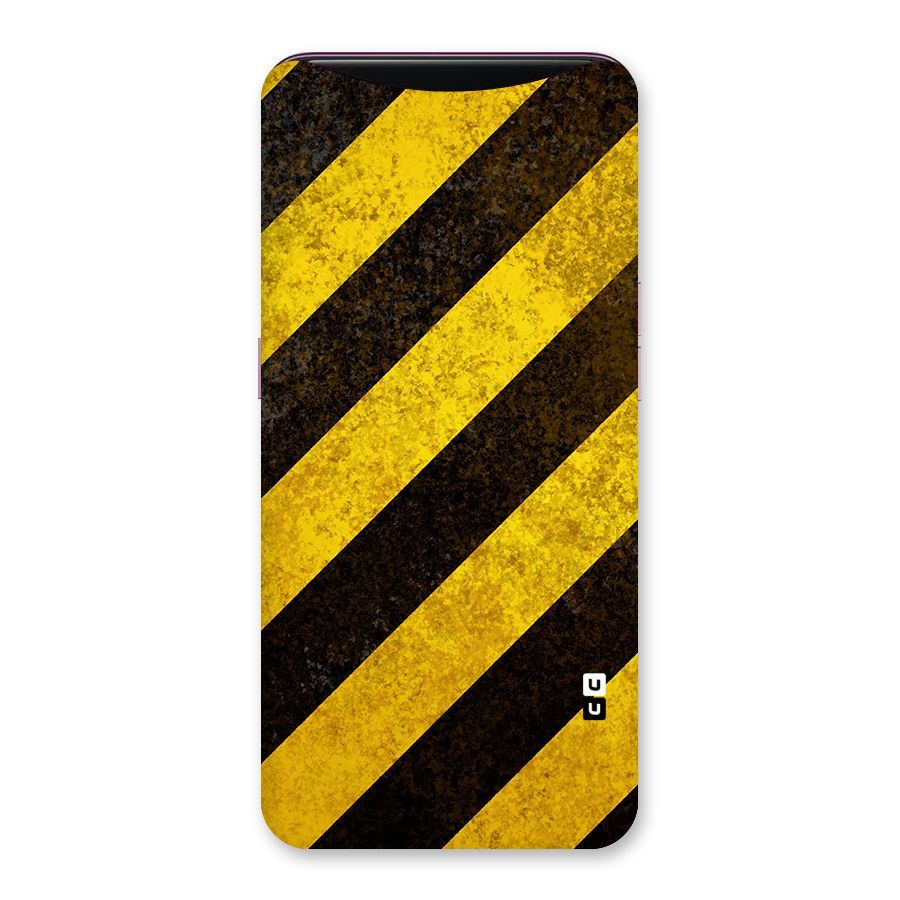 Diagonal Road Pattern Back Case for Oppo Find X