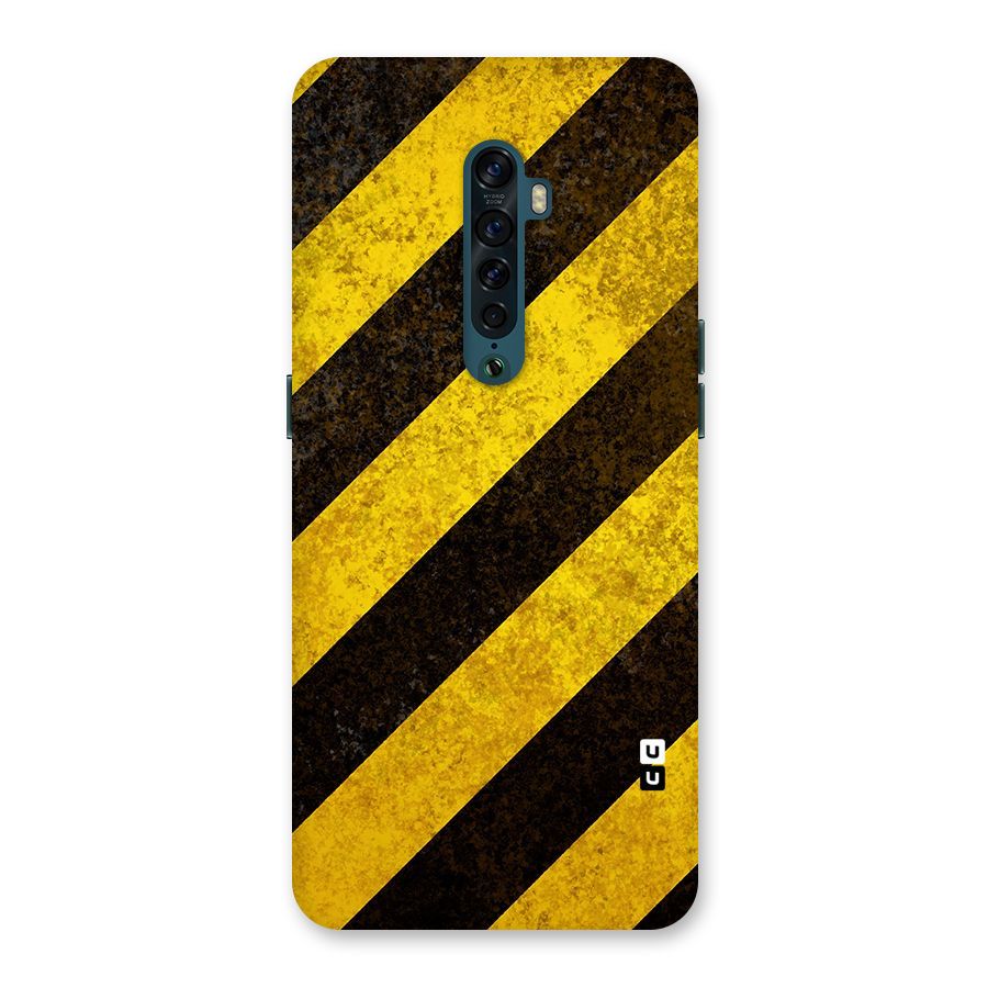 Diagonal Road Pattern Back Case for Oppo Reno2
