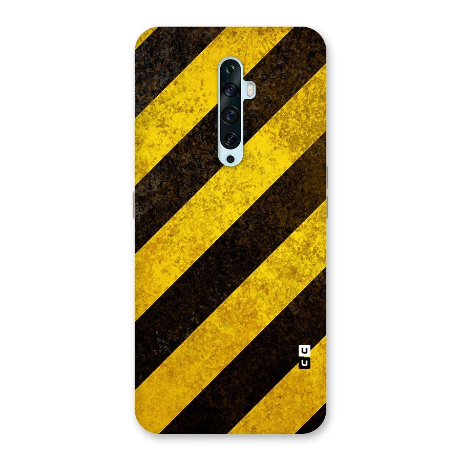 Diagonal Road Pattern Back Case for Oppo Reno2 Z
