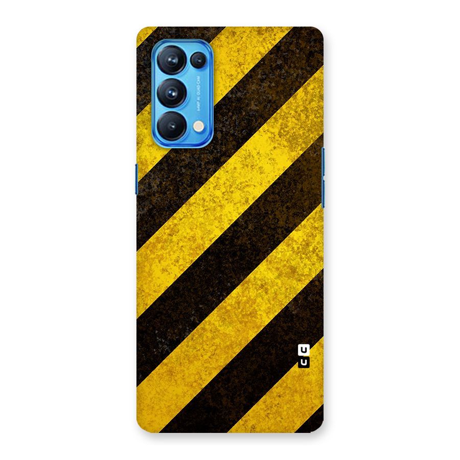 Diagonal Road Pattern Back Case for Oppo Reno5 Pro 5G