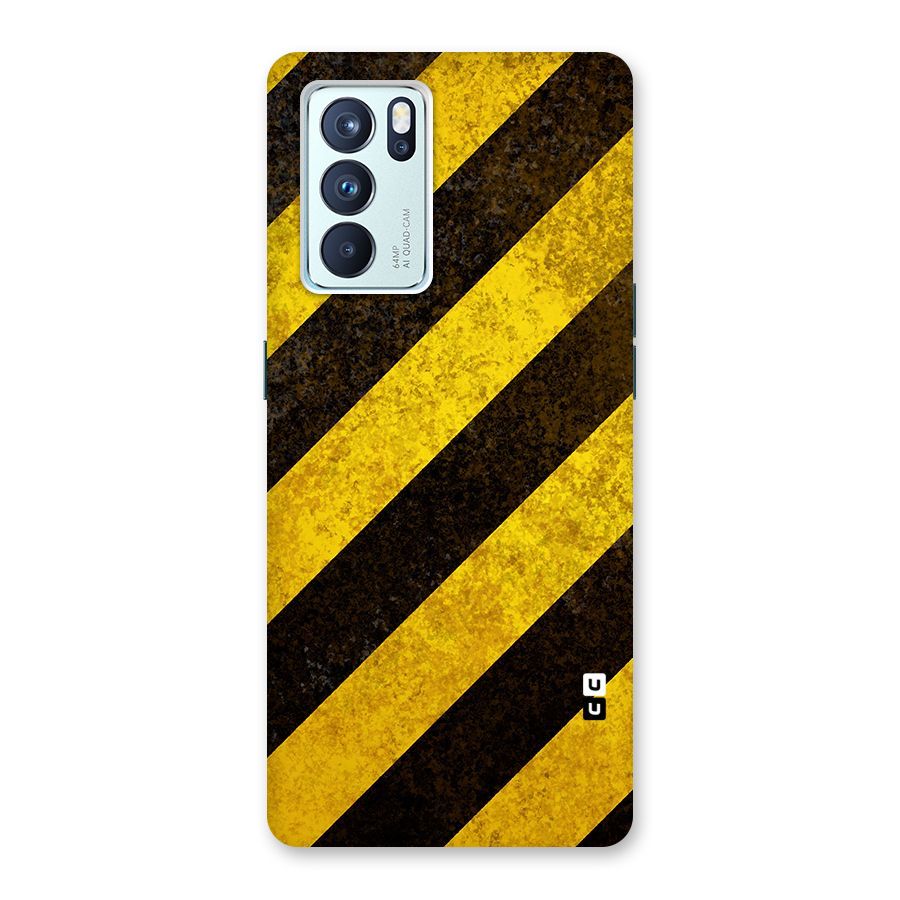 Diagonal Road Pattern Back Case for Oppo Reno6 Pro 5G